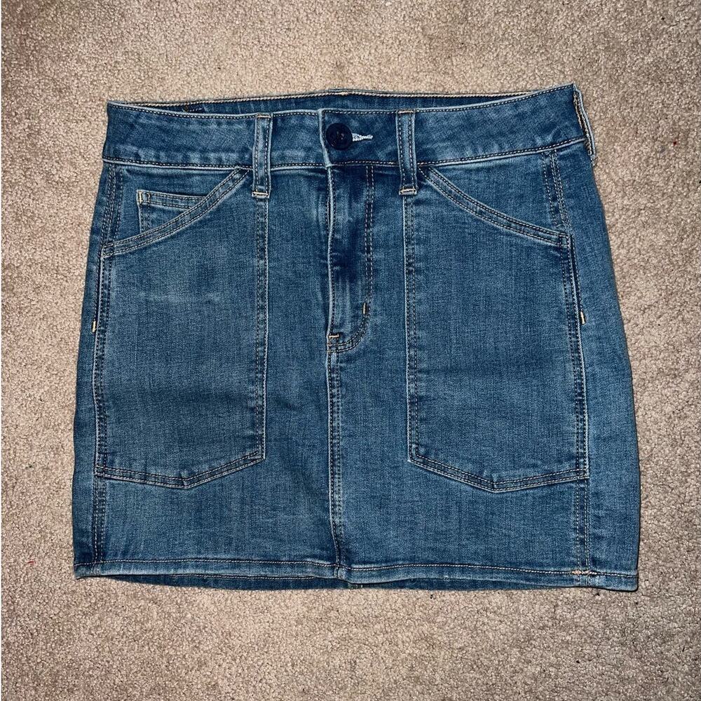 American Eagle Womens Hi-Rise Mini Jean Skirt size 6